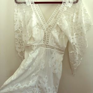 White lace October Love Romper